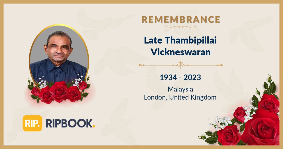 Late Thambipillai Vickneswaran 1st Year Remembrance RIPBook late-thambipillai-vickneswaran-1st-year-remembrance-ripbook