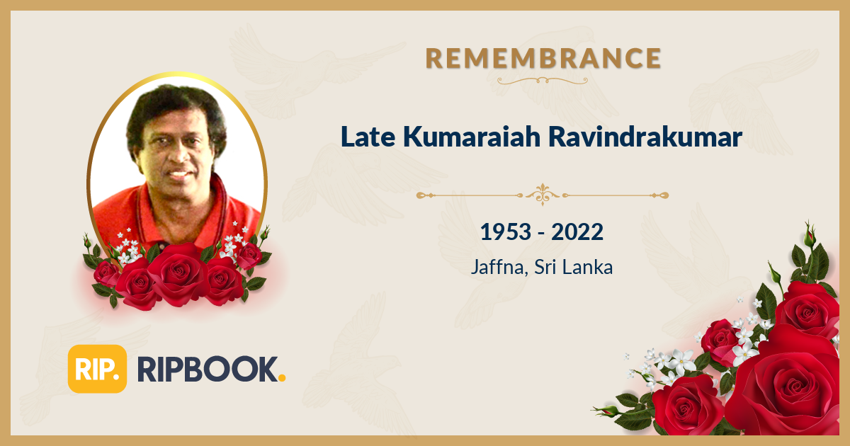 Dengkil Ravi Kumar Rip Late Kumaraiah Ravindrakumar (Ravi) - 3rd Year Remembrance - RIPBook